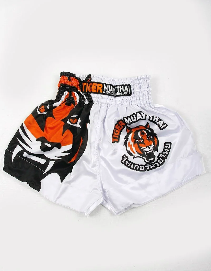 Шорты для смешанных боевых искусств тигр шорты черные/белые|muay thai shorts black|shorts