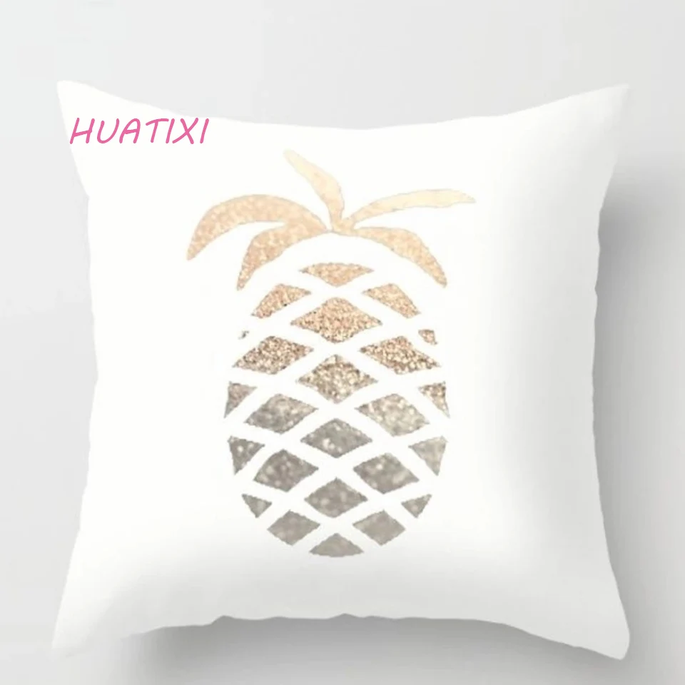 HUATIXI 2018 модные чехлы наволочка геометрический узор автомобилей Home Decor творческая