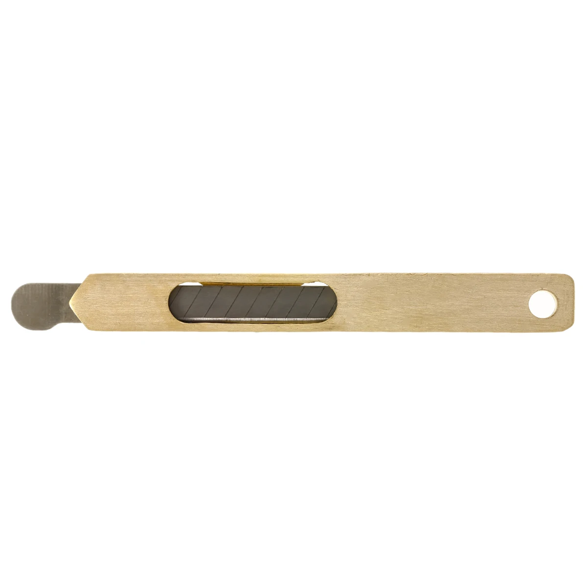 1pcs Leather Craft Tools DIY Incision Cutter Knife Copper Trimming Tool with Blade for Cutting Patchwork Fabric Splitter