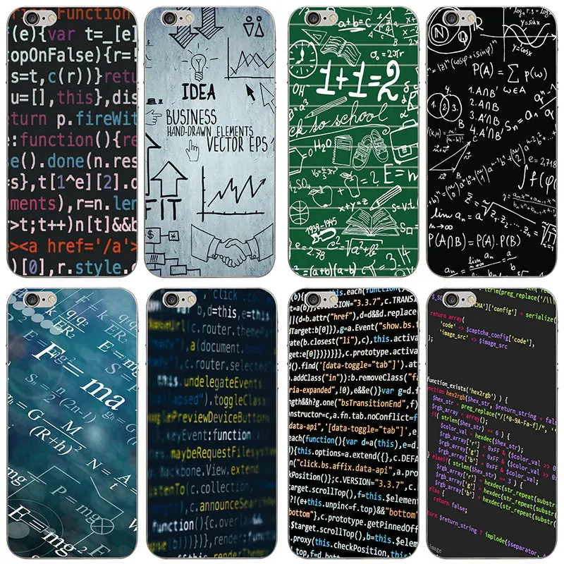 

Function Computer Code Soft TPU Silicone Mobile Phone Cases for iPhone 8 7 6 6S Plus X XR XS Max 10 5 5S SE 5C 4 4S Shell Bags
