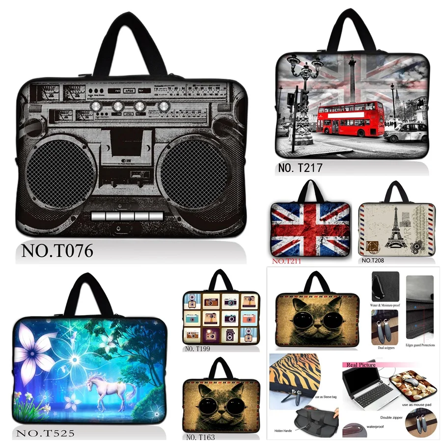 

Hot Neoprene Sleeve Case Bag Cover Pouch For 11.6 13 13.3 14 15.6 15 17 17.3 inch Laptop Sleeve For Macbook air/pro/retina