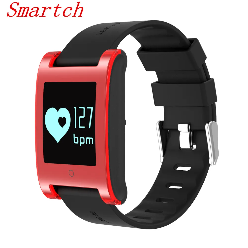 

Smartch Newest OLED Screen Sleep Fitness Tracker Calls Message reminder with Pedometer for both iOS Android Smart Brac