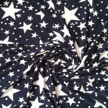 Пурпурно-синий Принт звезды печать текстильная занавеска тутового пятна римская ткань royalblue стрейч печатная звезда трикотажная ткань