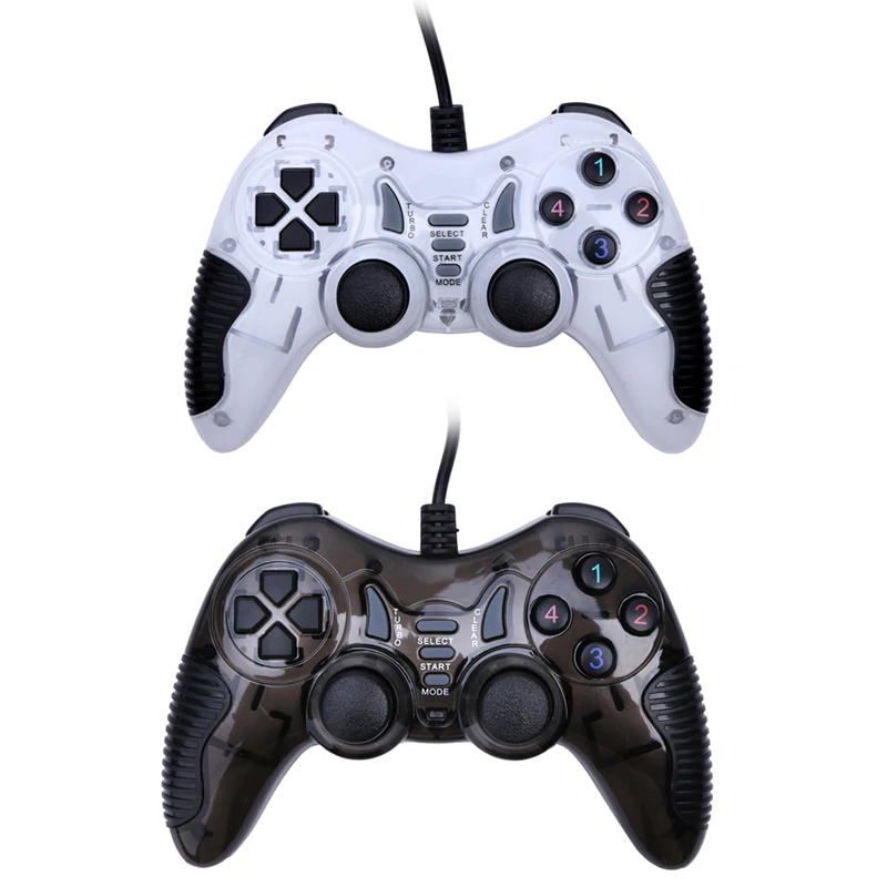 

Brand JITE PC Vibration Joypad Game Controller Gamepad USB Wired Joystick For PC Computer Laptop