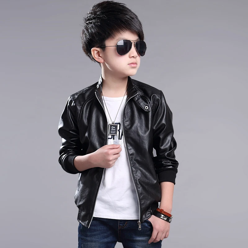 baby boy biker jacket