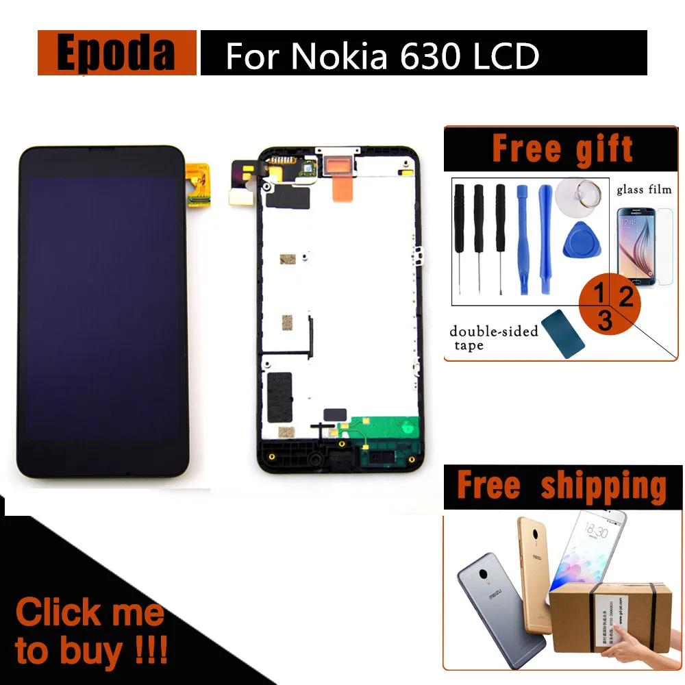 

Original LCD For NOKIA Lumia 630 LCD Touch Screen For NOKIA Lumia 630 Display Digitizer Replacement Parts N630