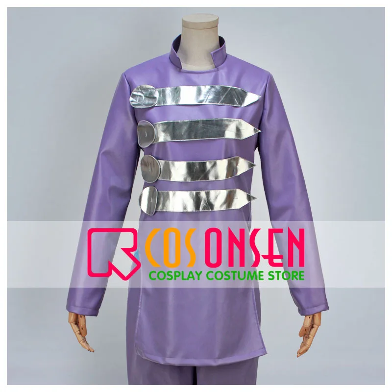 

COSPLAYONSEN JoJo's Bizarre Adventure Kishibe Rohan Cosplay Costume Purple Set All Size