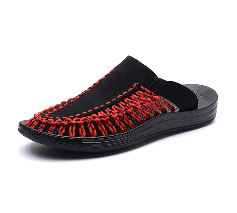 Uncle Jerry/новые стильные летние сандалии для мужчин и женщин пляжные туфли для девочек и мальчиков без шнуровки мужская обувь