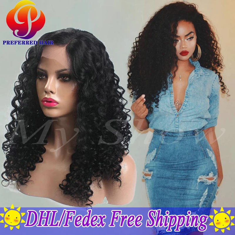 

Kinky Curly Wigs With Natural Hairline Remy Brazilian Lace Front Wigs Black Women Price Long Hair Full Lace Wigs With Baby Hair