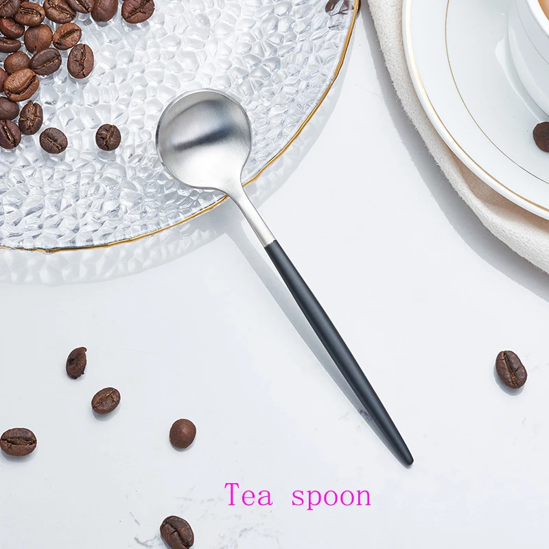 

Spklifey Gold Dinnerware Set 304 Kitchen Stainless Steel Spoon Set Ice Cream Fruit Dessert Spoon Tea Spoon Coffee Teaspoons