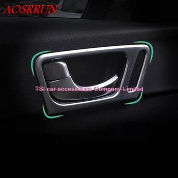 

Low with and high equiped model Matte Chrome ABS Inside Door Handle Frames Cover Trim for Kia Optima K5 2016 car-styling