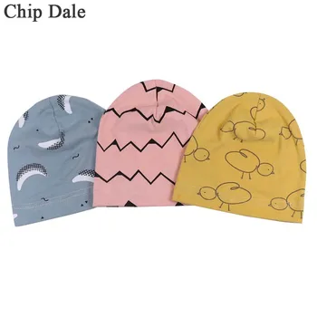 

New Printing Hat Spring Summer Baby Boy Girl Kids Caps Toddler Cotton Soft Skullies Beanie Hats 0-6-24 Months