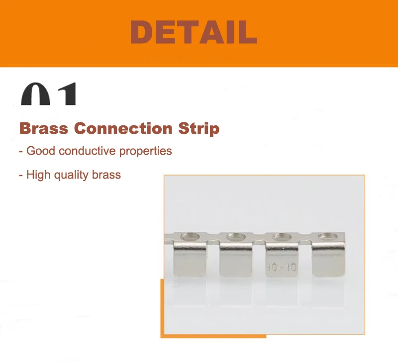 FBI 10-10 brass connection strip