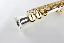 DHL France Henri Salma High-Pitch Soprano Saxophone B Super Action 80 Series Silver Plating Surface Saxofone Soprano Saxophone
