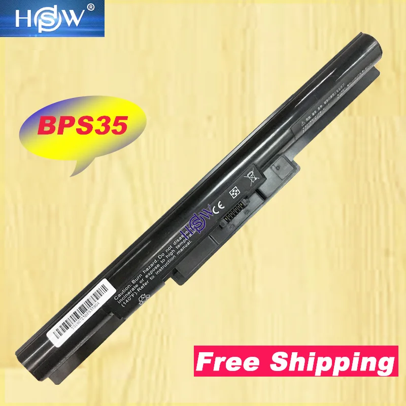 HSW Laptop Battery For Sony VGP-BPS35 VGP-BPS35A for VAIO 14E Fit 15E Series free shipping | Компьютеры и офис