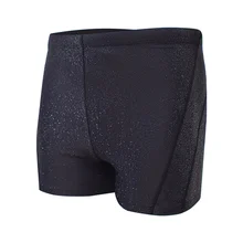 Плюс Размер Мужская купальная одежда, шорты, плавки для подростков, бассейн арена Sunga, купальный костюм для серфинга, купальный костюм, облегающая пляжная одежда, черный