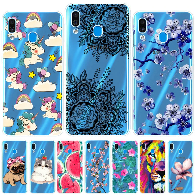 

Cases For Samsung Galaxy A30 Cover Soft Silicone Colorful Printing Back Case Fundas Cover For Samsung A30 A305F A305 Coque Capa