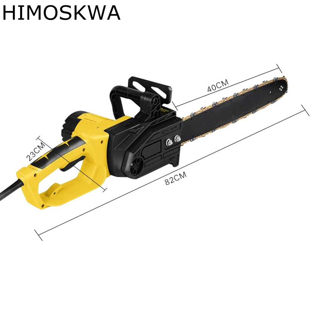 

HIMOSKWA Chainsaw sawing household high-power 2200w multi-function plug-in electric chainsaw