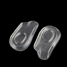 1 пара для мужчин и женщин силиконовая гелевая Подушечка для пяток стельки подошвы снимают боль в ногах защитные Шпоры поддержка башмак высокие супинаторы