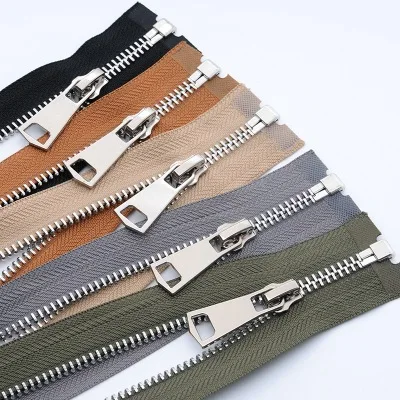 

5# Openning Metal Zipper for Sewing zip Garment Accessories down jackets leather coat Jeans Zippers Cremalleras DIY 85cm