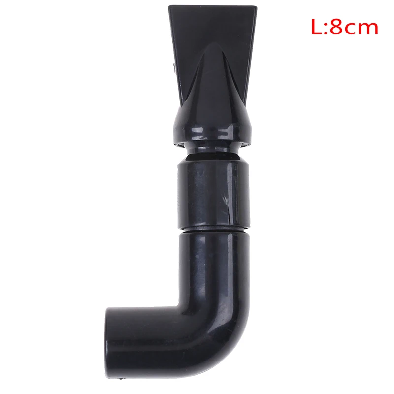 

1PC Black Aquarium Tank Pump Duckbill Water Outlet Nozzle Duckbilled Return Pipe Fitting Size S/L High Quality