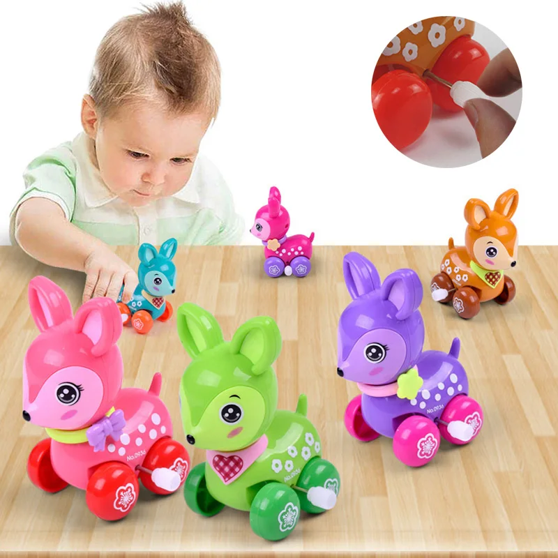 Buy Cute Cartoon Animal Deer Wind Up Toys Colorful