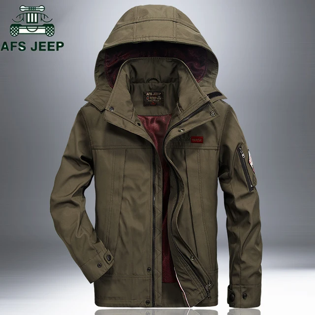 Download AFS JEEP Windproof Waterproof Military Jacket Coat 2018 ...