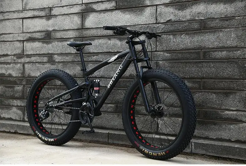 Cheap Kalosse 26 inch Beach bike 24 speed Full suspension beach bike 26*4.0 tires Snow mountain bicycle 6 Cheap Kalosse 26 inch Beach bike 24 speed Full suspension beach bike 26*4.0 tires Snow mountain bicycle 6