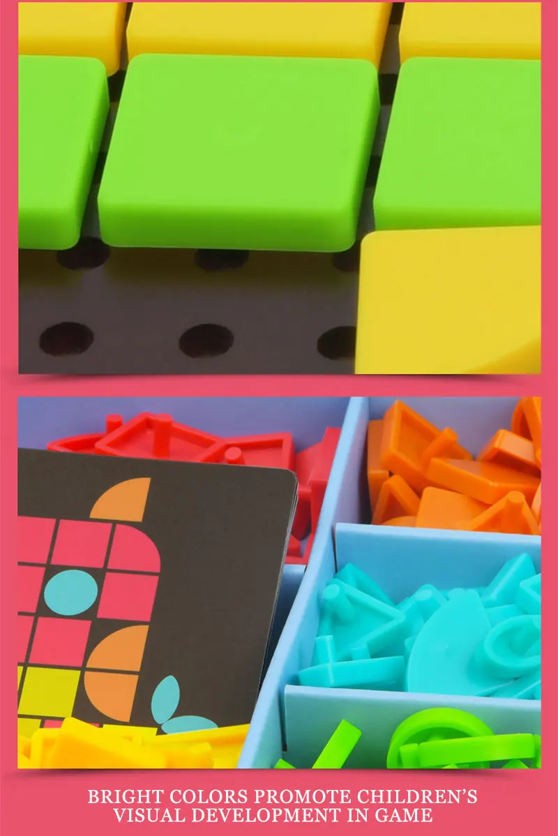 Палец рок DIY мультфильм Мозаика головоломки игрушки для младенцев Монтессори геометрический узор распознавать Развивающие головоломки игрушки для детей