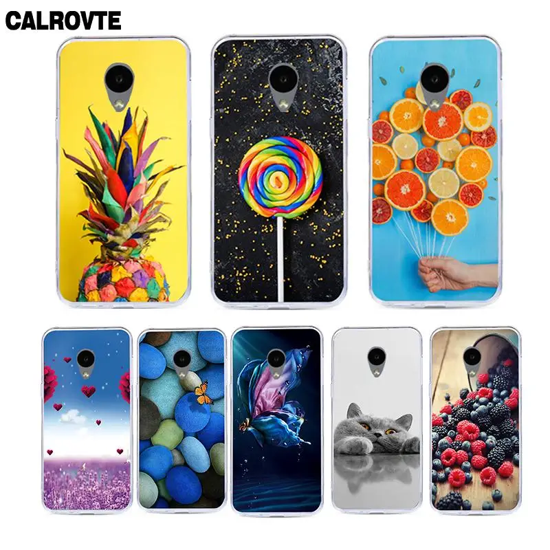 

CALROVTE Silicone Case For Alcatel U5 3G 4047D 4047 U5 HD 5047D 5047 5047Y U 5 U5 4G 5044D 5044 Protective Back Cover Cases