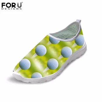 

FORUDESIGNS Summer Flats Shoes Men Casual Sneakers Fashion Brand Men's Golf Breathable Shoes Loafers for Teen Boys Super Light
