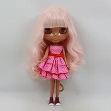 Blyth кукла для серии No.230BL1059-20 m челка розовые волосы подходит для DIY сменная игрушка для девочек
