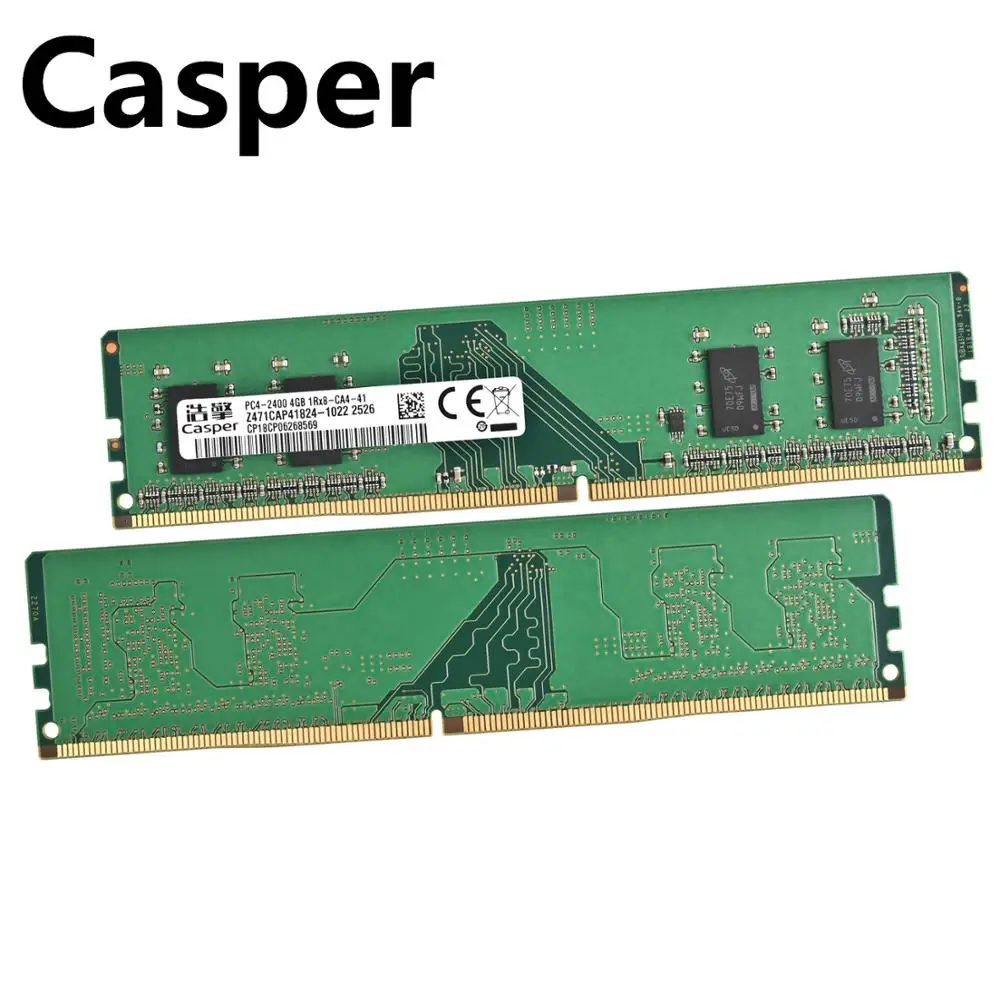 Casper новая DDR4 4 Гб 2133 МГц 2400 настольная память non-ecc (без коррекции ошибок) Ram Stick