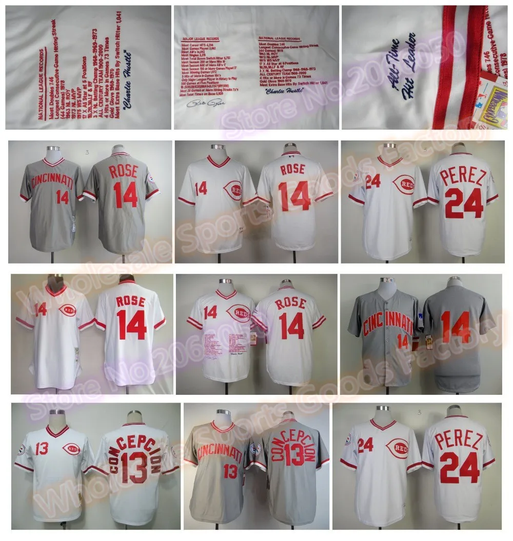 16 シンシナティ レッズ ユニフォーム メンズ 14 ピート ローズジャージ 13 デイブ Concepcion 24 トニー ペレス安い レ トロ先祖返り野球ユニフォーム Jersey Marseille Jersey Plainjersey Long Aliexpress