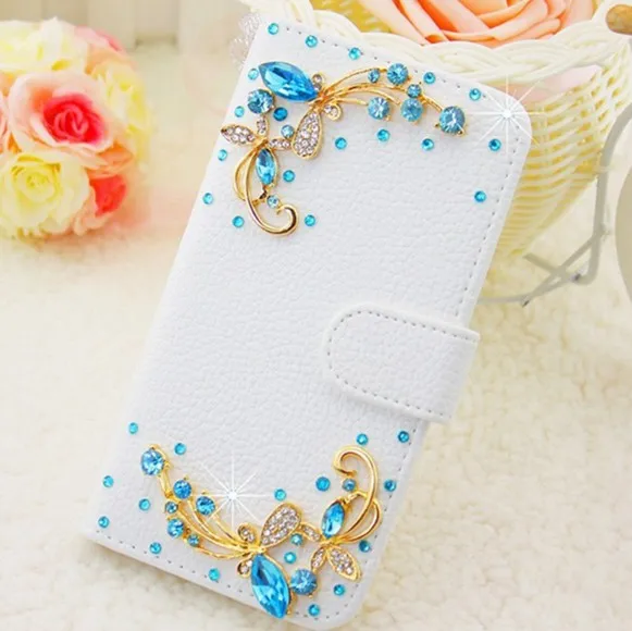 

Bling Crystal Rose Wallet Leather Case for Samsung Galaxy Grand Duos i9082 GT-i9082 i9080 GT-i9080 Neo i9060 Plus i9060i i9062