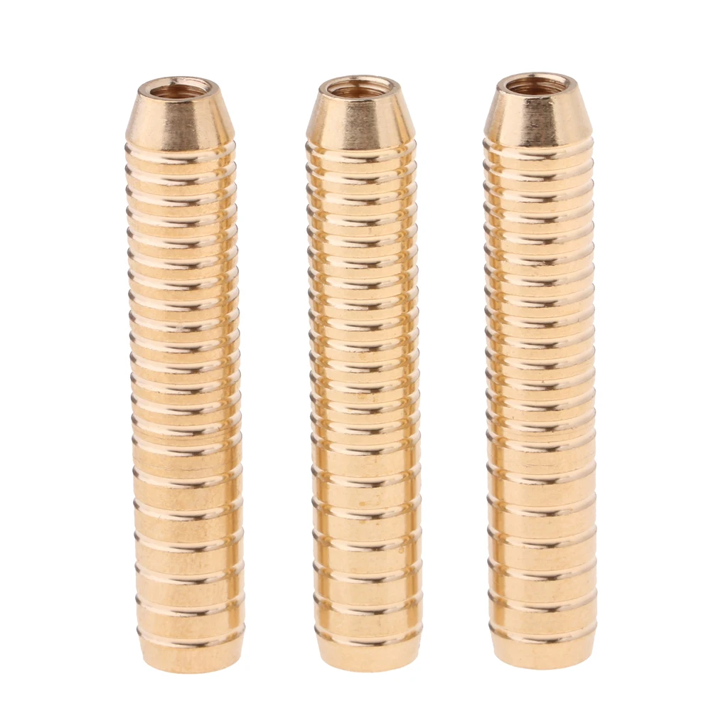 3pcs/Set Brass Dart Barrels Replacement 15 Gram for Soft/Steel Tip Darts Shaft Parts Accessories