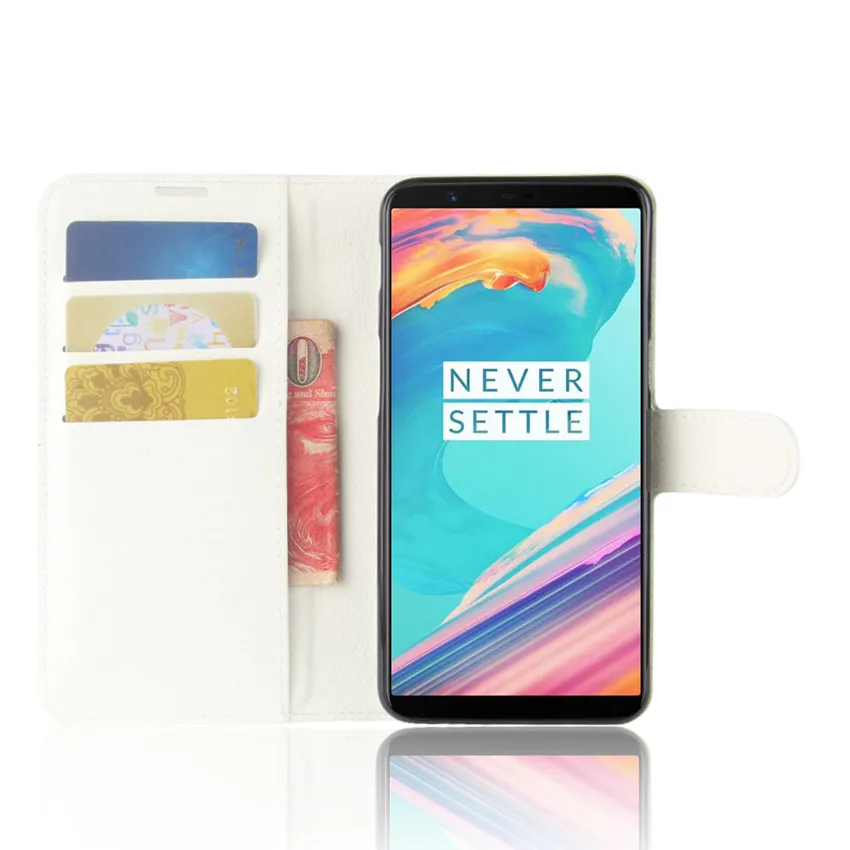 Oneplus 1 2 3x5 5 طن 6 حالة غطاء فاخر فليب pu جلد محفظة كوكه الهاتف تغطية حالة حقيبة ل oneplus Oneplus5T 3 طن 6 واحد fundas