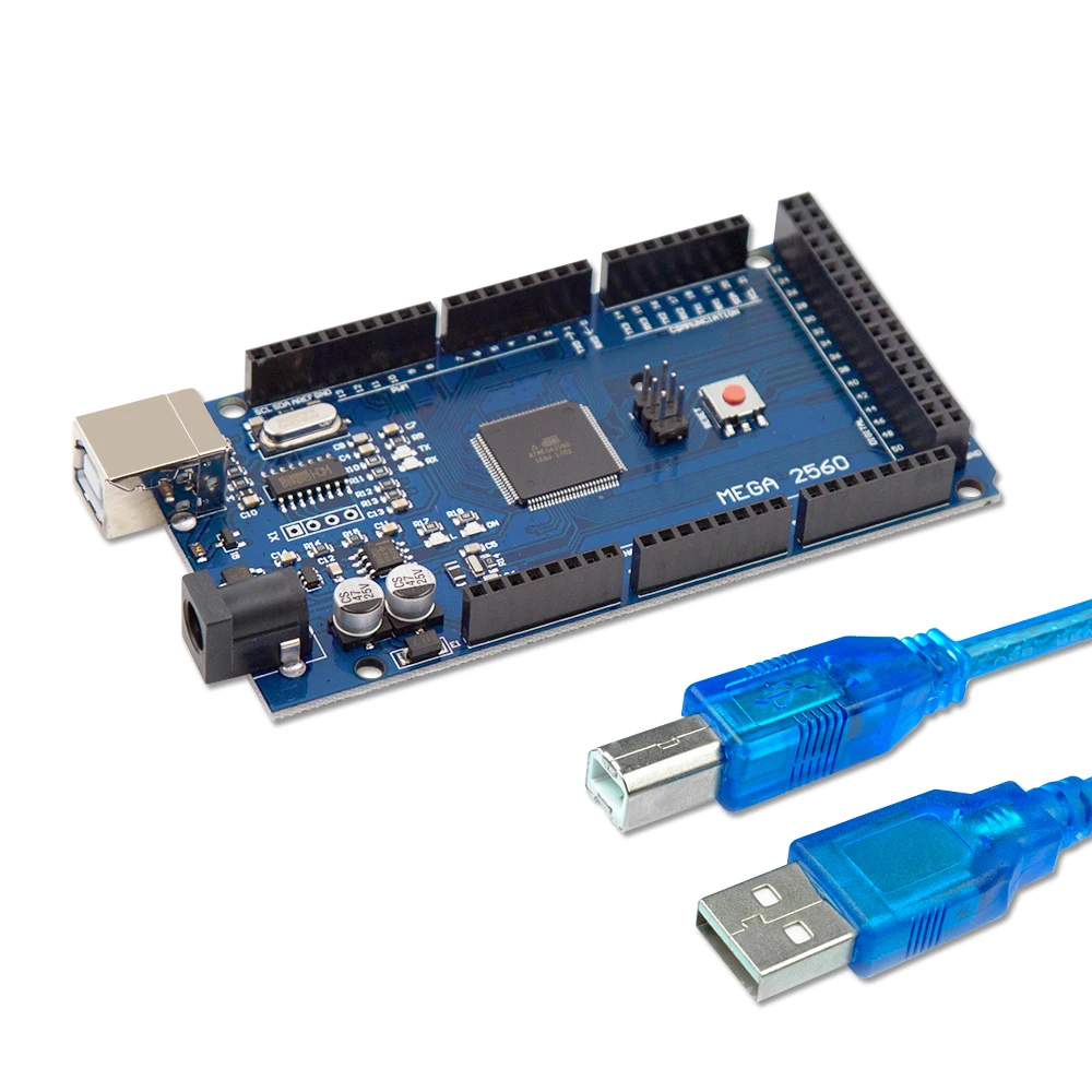 Отличный Мега 2560 R3 Mega2560 REV3 + RAMPS 1 4 контроллер RAMPS1.4 LCD 12864 для 3D принтера arduino kit|for 3d
