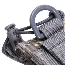 Нейлон Molle Walkie Talkie Сумка Радио Чехол журнал держатель Чехол камуфляж