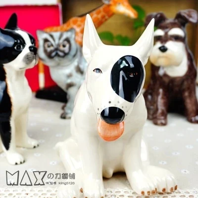 

Dalmatians ceramic animal dog Piggy bank home decor crafts kids room decoration objects dolls ornament porcelain animal figurine