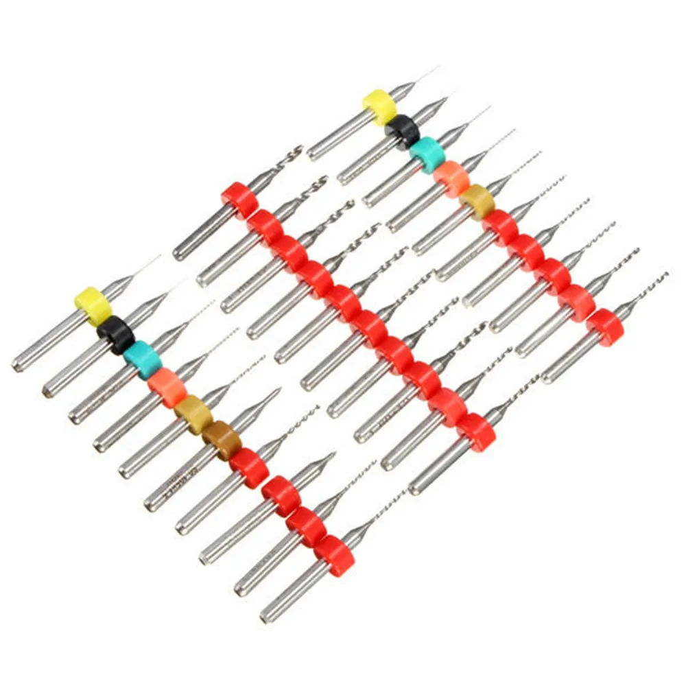 

Multiple specifications 10pcs Tungsten Steel Hard Alloy PCB CNC Drill Bits For Circuit Boards PCB Drill Bit - 0.1-1mm