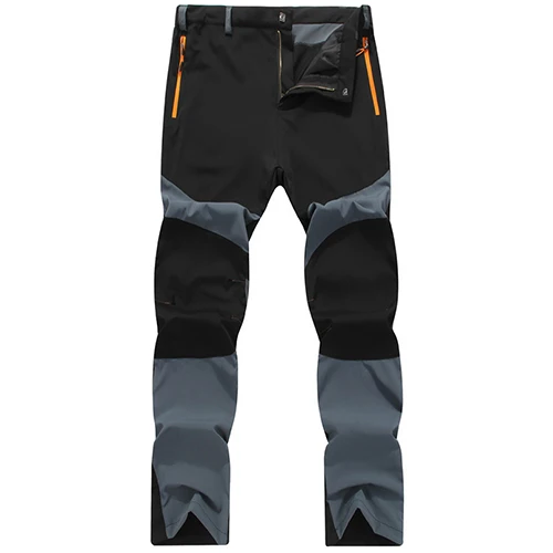 TACVASEN мужские быстросохнущие уличные брюки водонепроницаемые треккинговые походные брюки летние охотничьи рыболовные альпинистские брюки легкие KYS-02 - Цвет: Blue