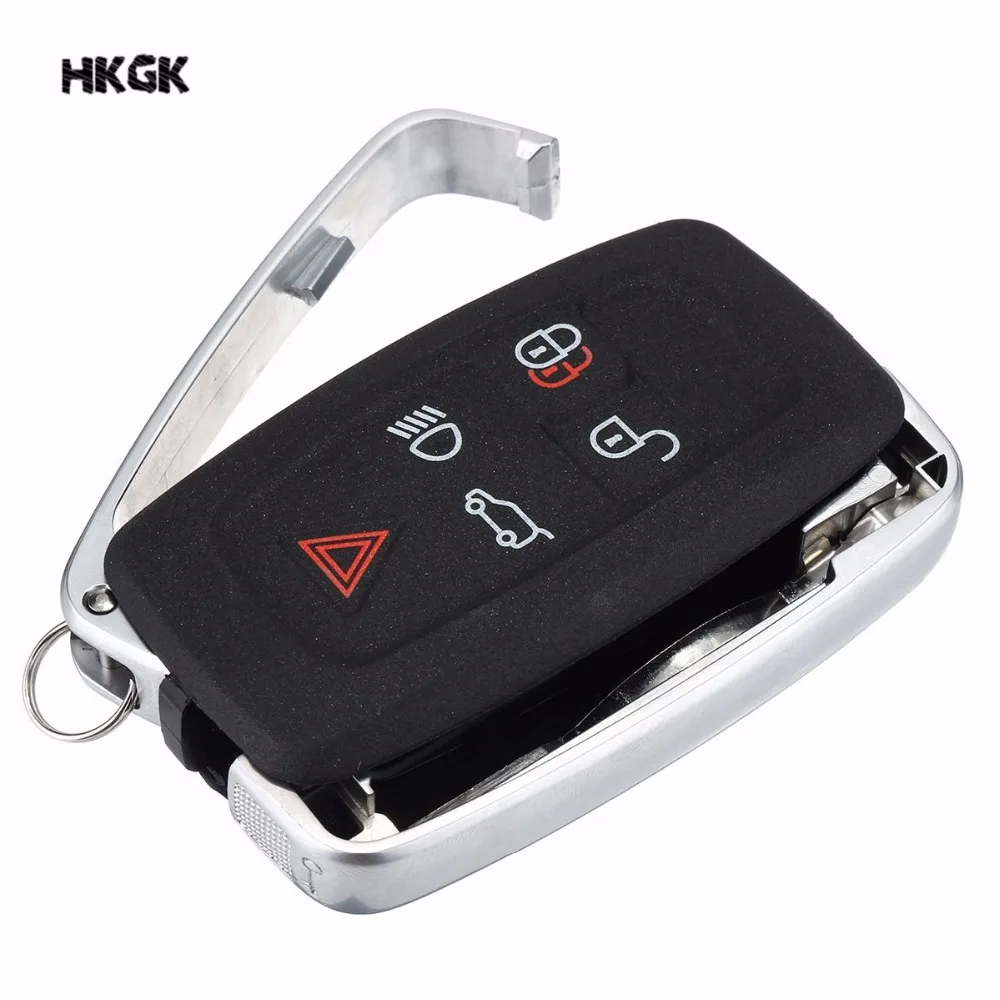 1Pcs-New-5-Button-Lock-Unlock-Remote-Low-Beam-Car-Key-Trunk-Panic-Fob-Case-Shell