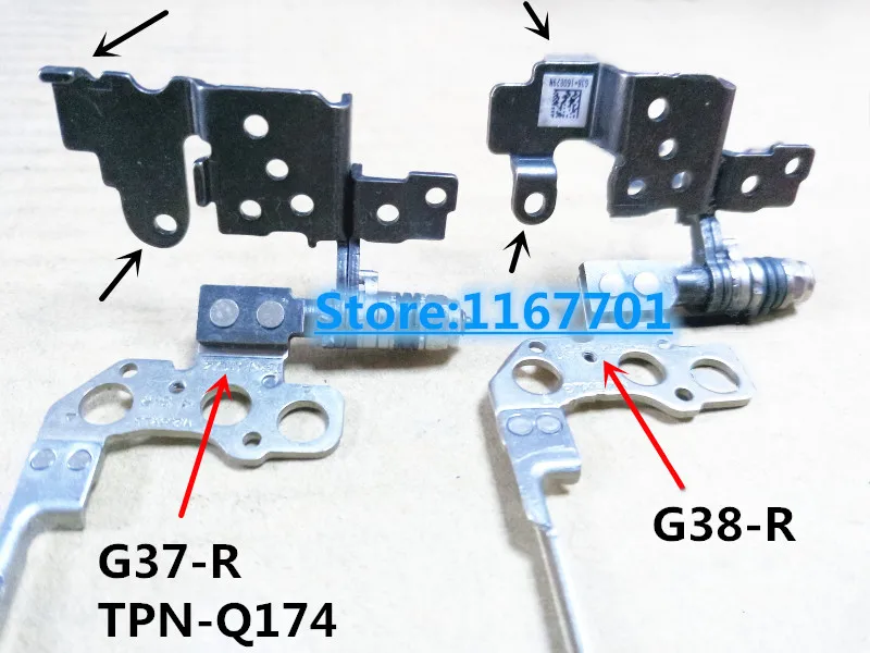 Оригинальный ноутбук/ноутбук lcd/светодиодный ось/петли/Петли для hp WASD II OMEN 17-W 17-W000 G38-L G38-R