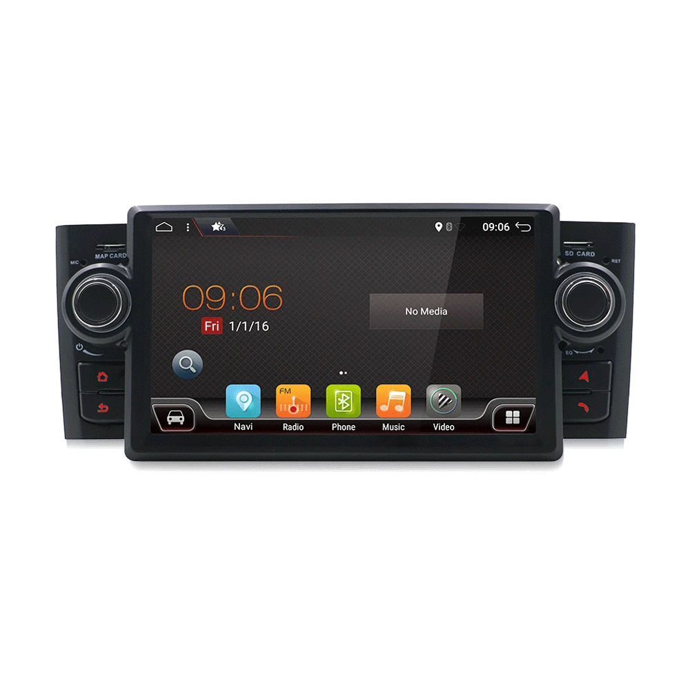 Excellent Bosion HD 1 din Android 8 Octa Core car GPS Navigation 7 " Car DVD radio Multimedia for Fiat Linea 2006 with Radio/BT/RDS/WIFI 0