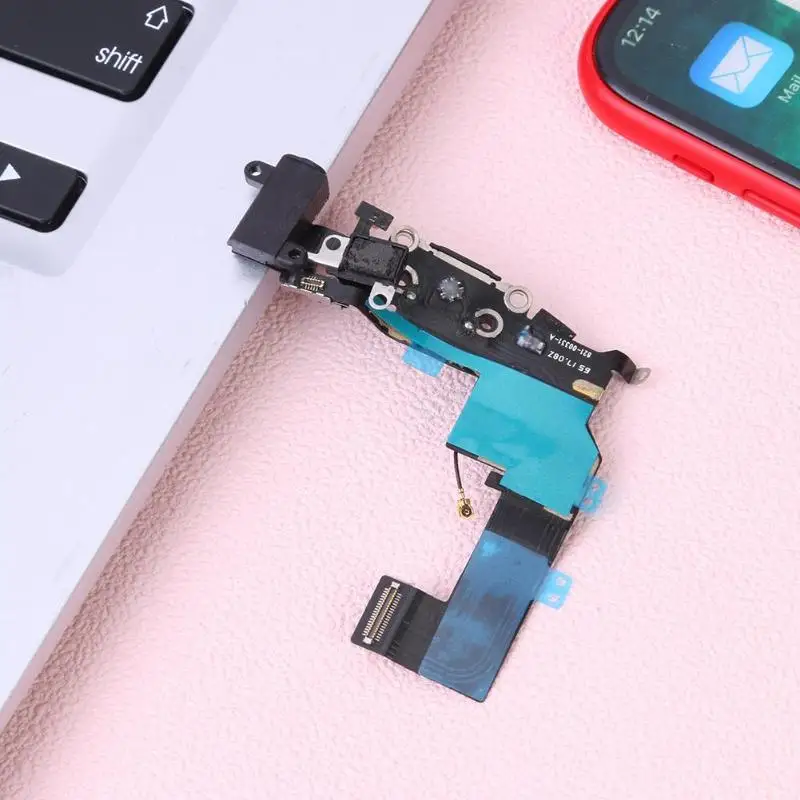 Зарядный порт док-разъем для наушников аудио разъем для iPhone 5SE гибкий кабель