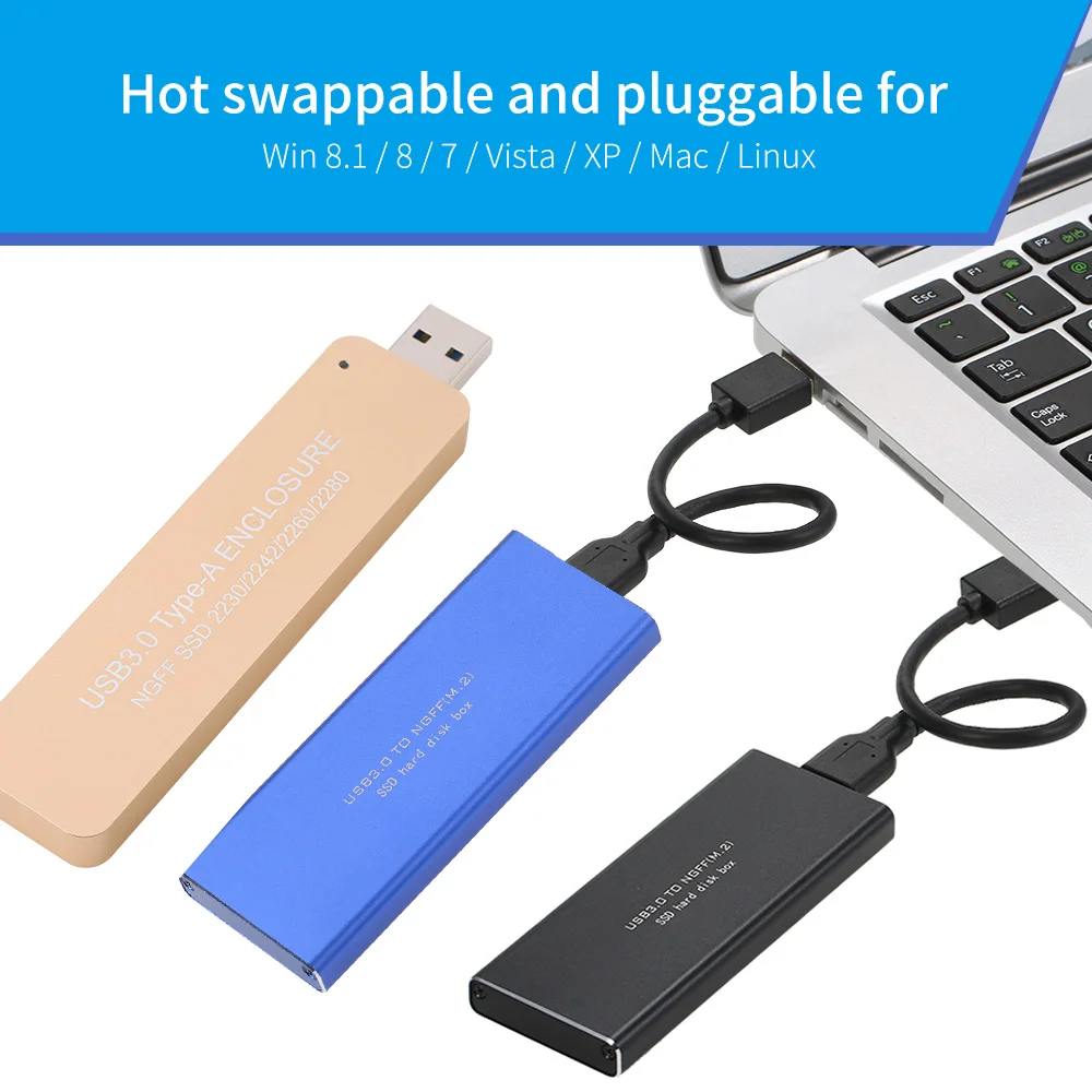 Универсальный адаптер NGFF M.2 к USB 3 0 5 Гбит/с корпус SSD чехол для хранения подходит