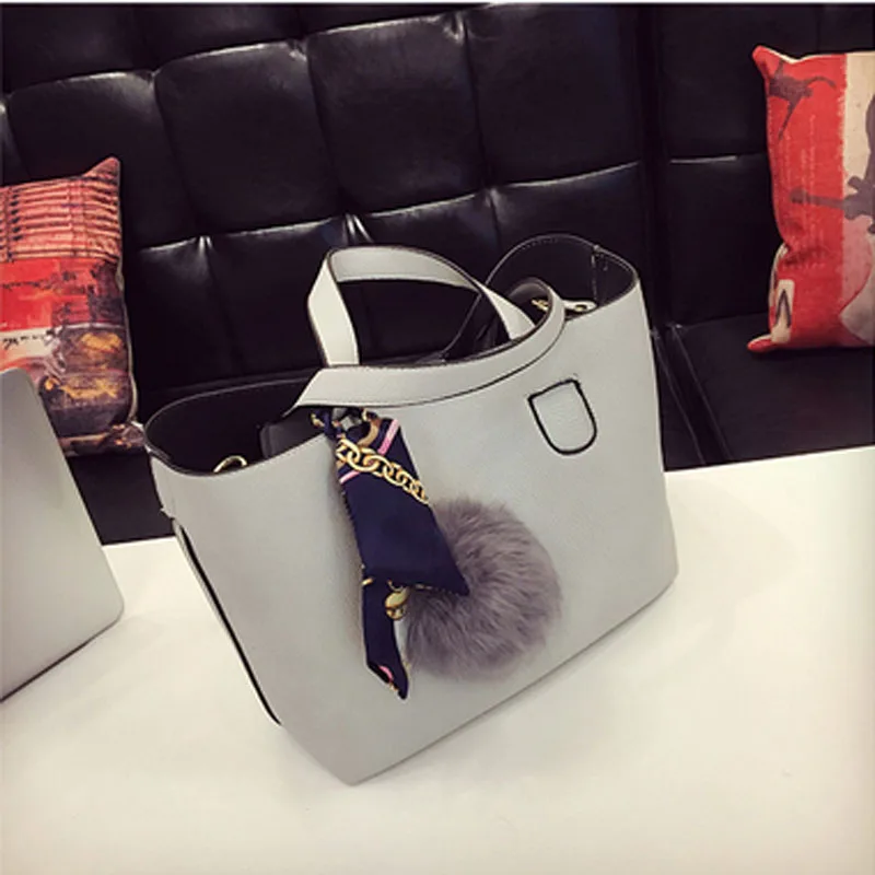 2 pcs Fashion Soft PU Leather Women Handbag Two Pieces...