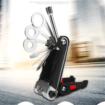 

19 In 1 Portable Multifunctional Bike Bicycle Repair Tools Set Kit Foldable Hex Key Wrench Tool Spoke Cycle Screwdriver