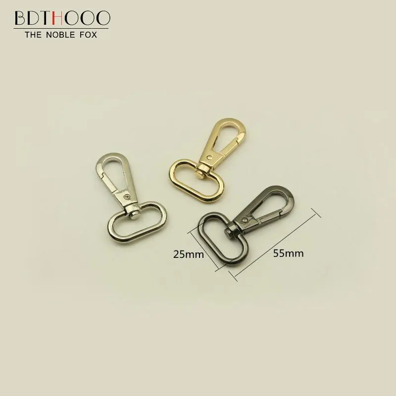 

BDTHOOO 10PCS 1-Inch Swivel Clasp Buckle Alloy Dog Buckle Chain Metal Button Clips Snap Buckle Hook Handbag Hardware Accessories